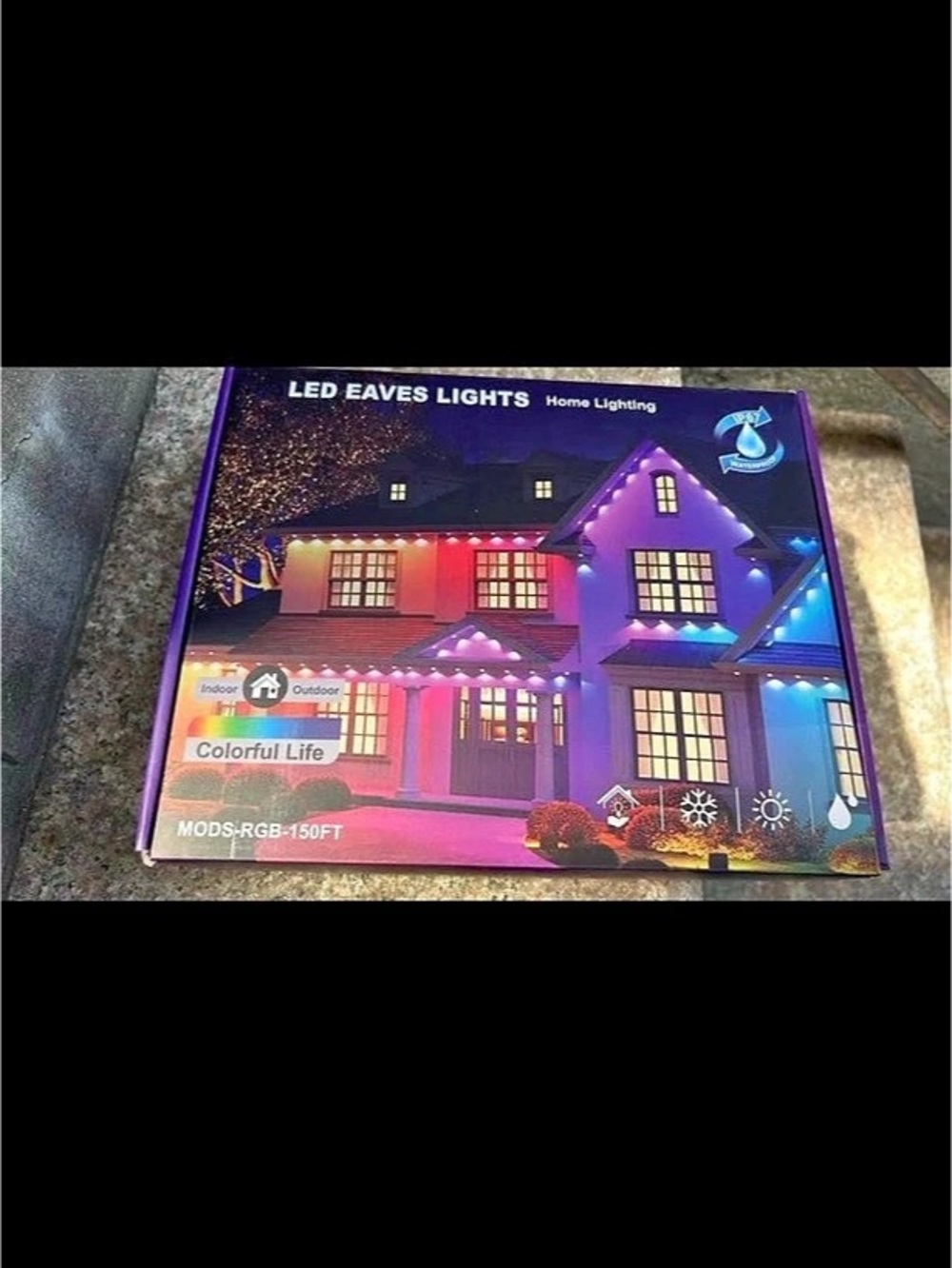 150 ft LED Eaves Lights Multicolor permanent light brand new
